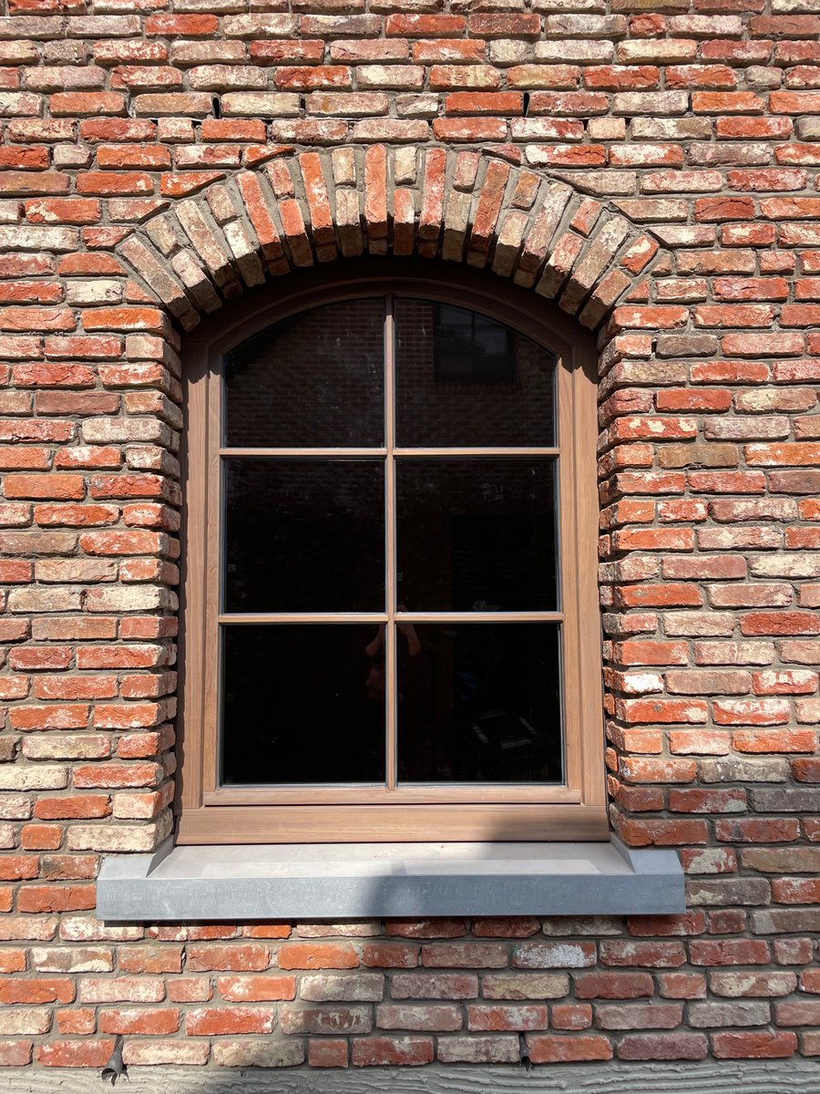 Afrormosia raam gemaakt door Bongaerts D.